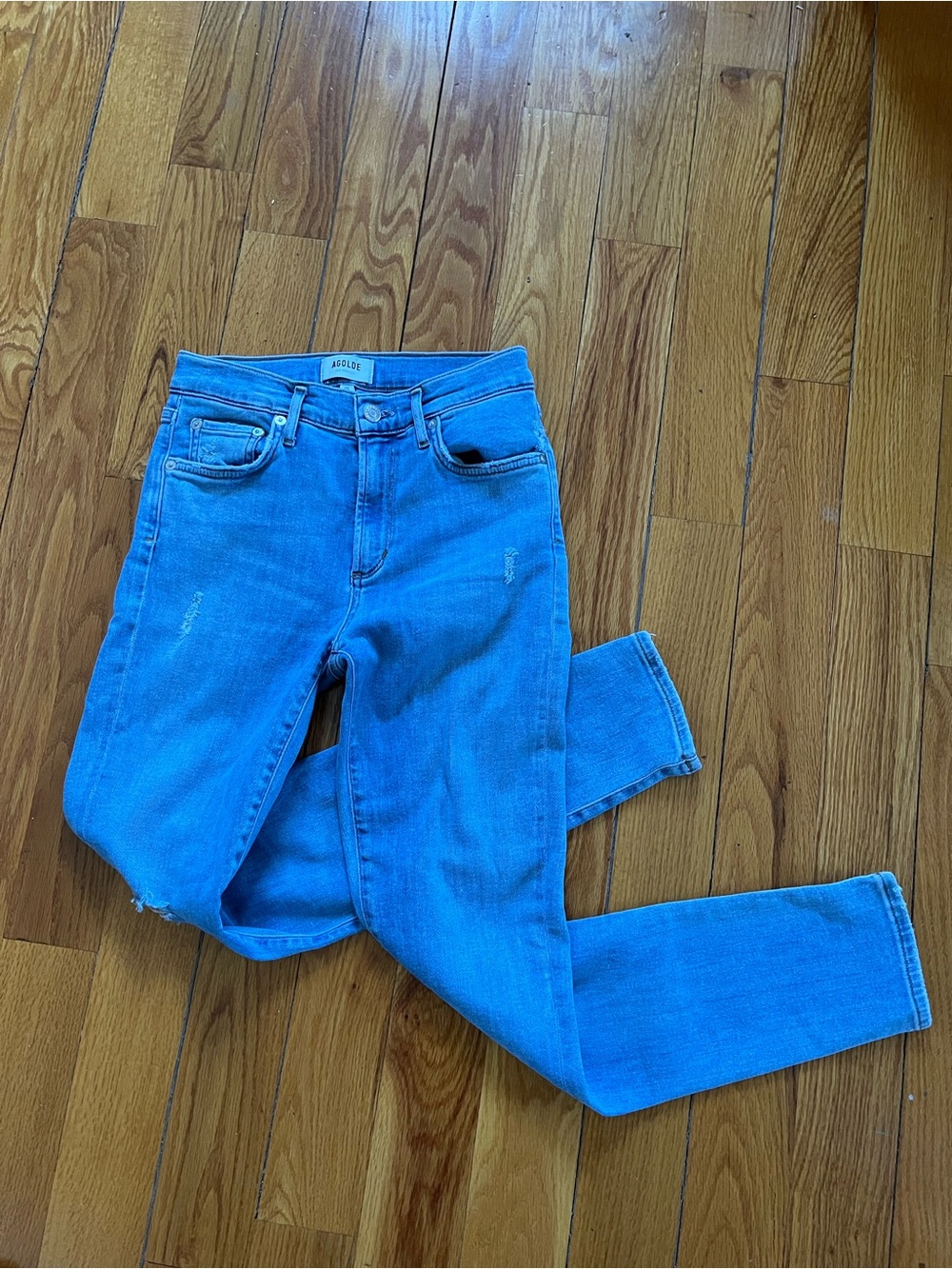 Agolde Vibrant Blue Women's Skinny Jeans